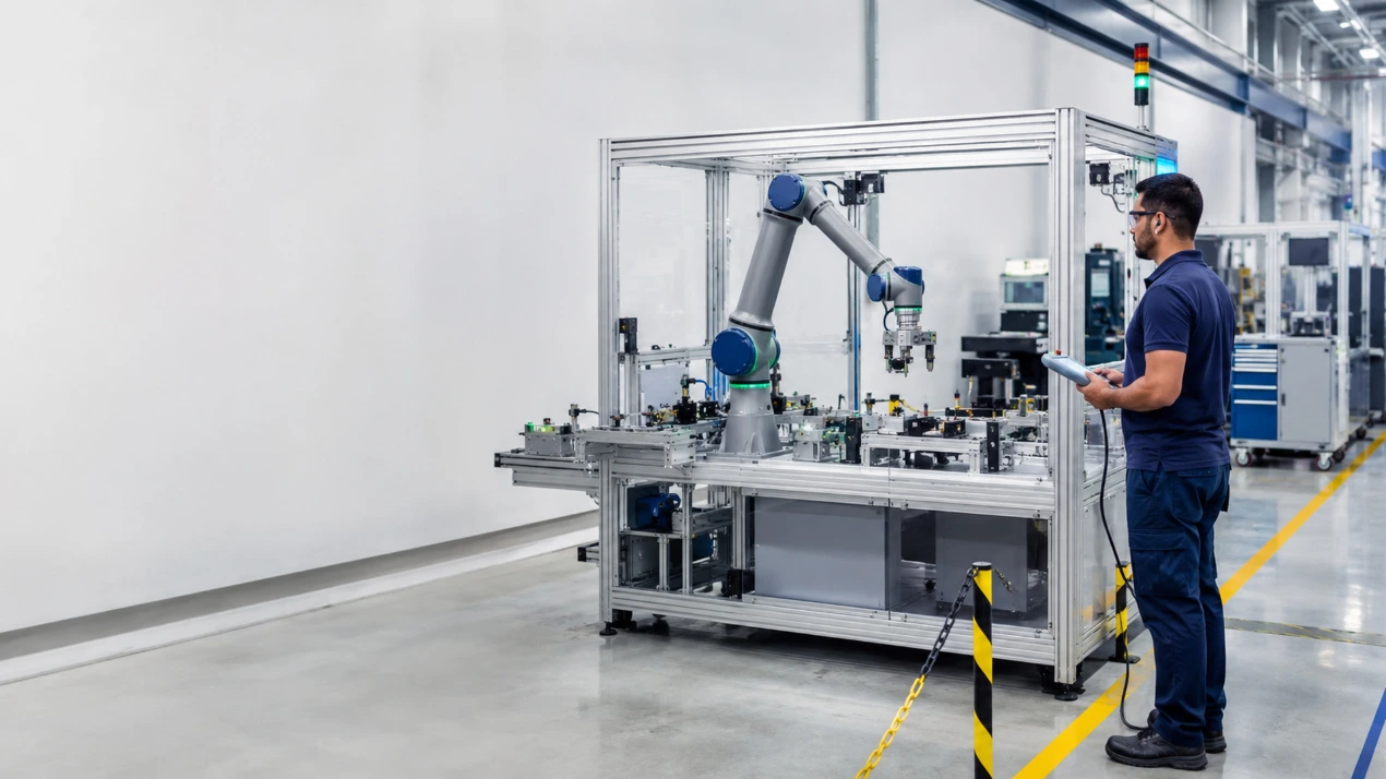 Robo de paletização